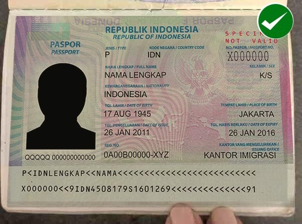 Parents/spouse passport