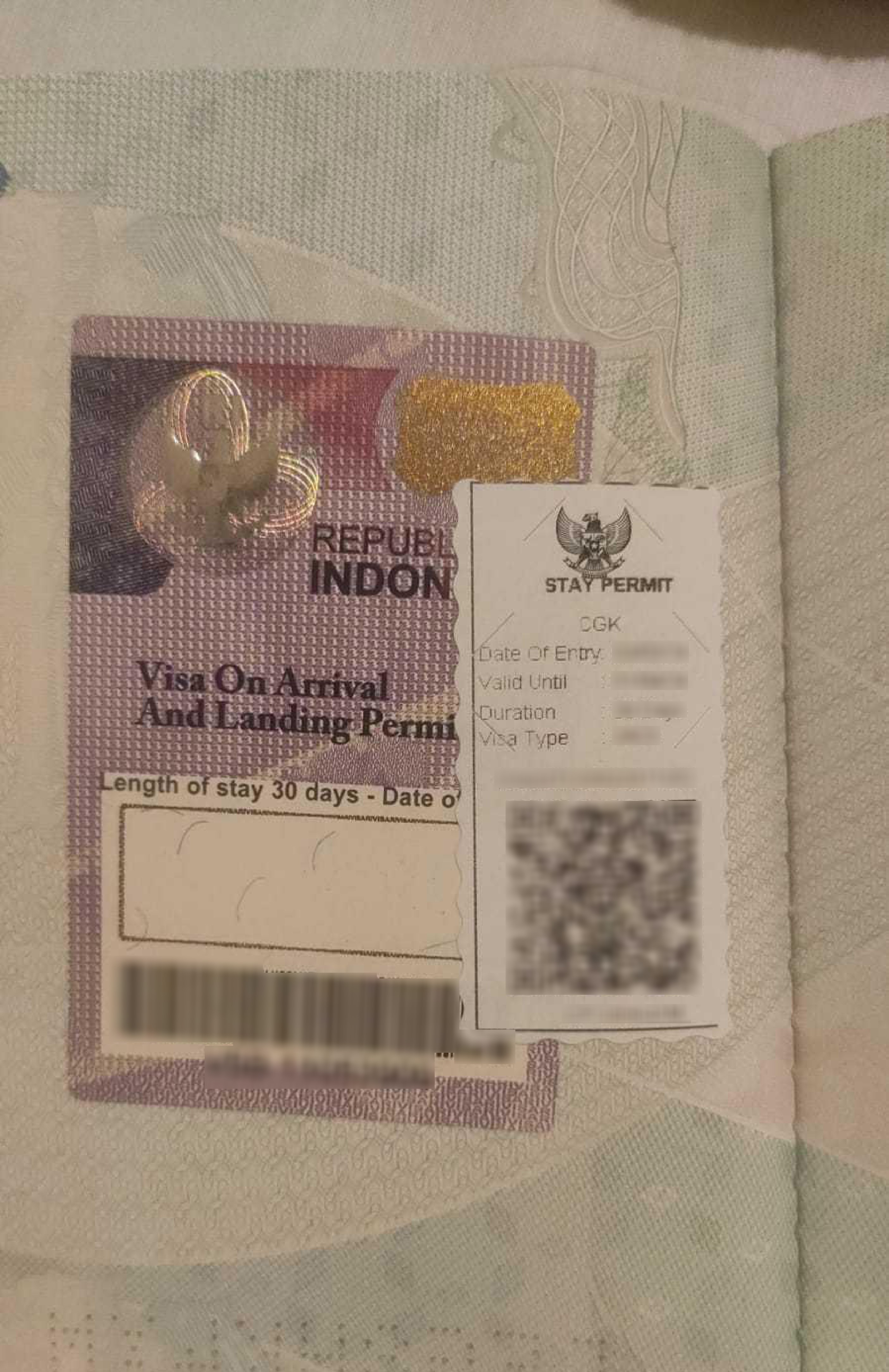 Visa Stamp