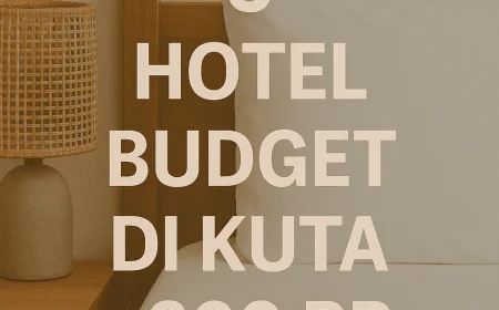 5 Hotel Budget di Kuta < 300 Ribuan